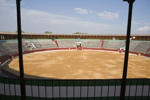 Bullring of Baeza, constructed in 1828, Baeza, province Jaen, Spain