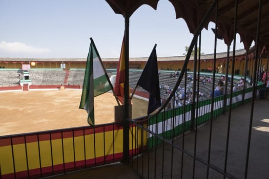 Bullring of Baeza, constructed in 1828, Baeza, province Jaen, Spain