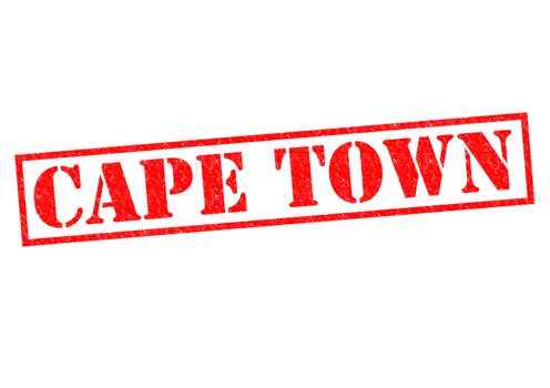 CAPE TOWN Rubber Stamp over a white background.