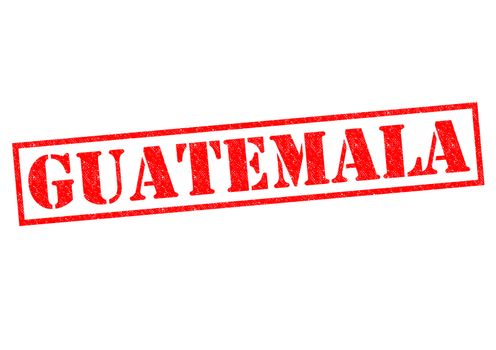 GUATEMALA Rubber Stamp over a white background.