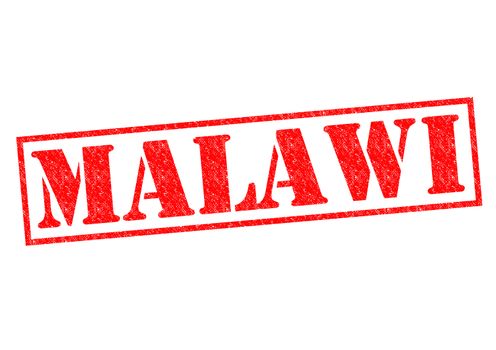 MALAWI Rubber Stamp over a white background.