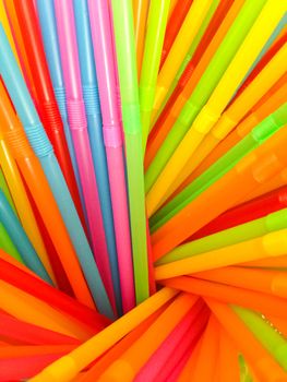 colorful of straw