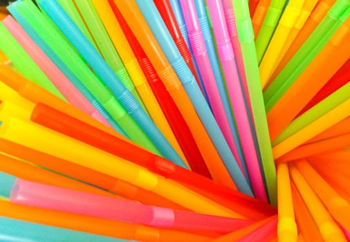 colorful of straw