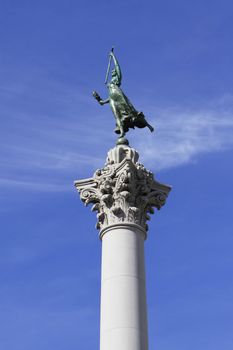 Goddess of Victory statue at Union Square in San Francisco, California