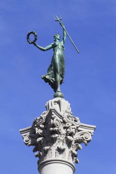 Goddess of Victory statue at Union Square in San Francisco, California