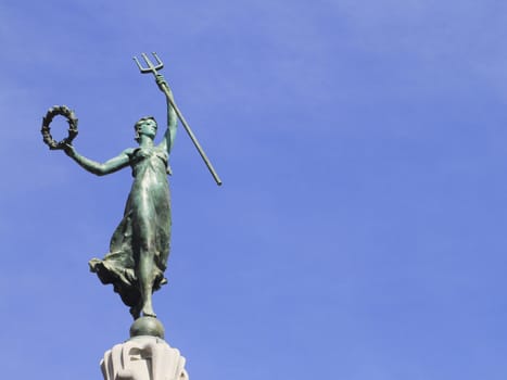 Goddess of Victory statue at Union Square in San Francisco, California