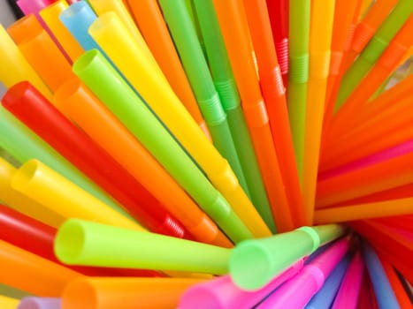 colorful of straw