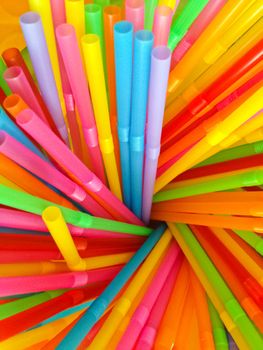 colorful of straw