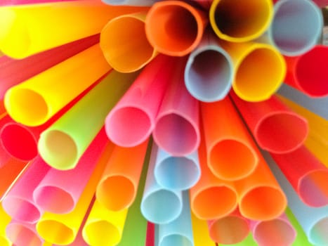 colorful of straw