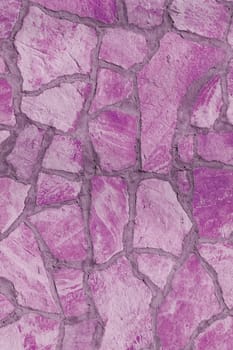 Background of a large stone wall texture (purple)