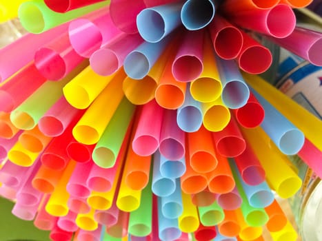 colorful of straw