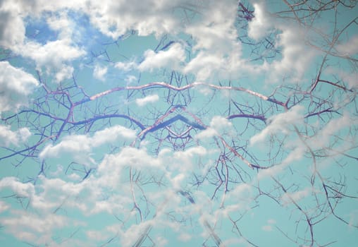 Abstract sky pattern background