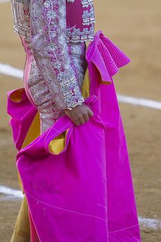 Bullfighter with the Cape before the Bullfight, Spain