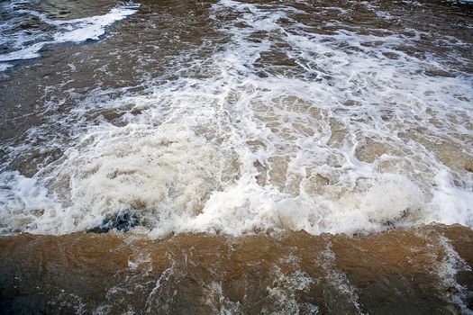Spillway of the dam of the Yeguas, Cordoba province, Spain