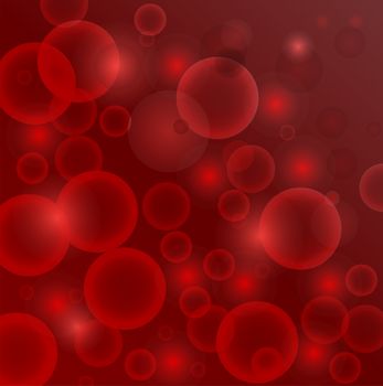 abstract red deep - water background