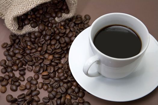 Coffee Cup freshly made hot