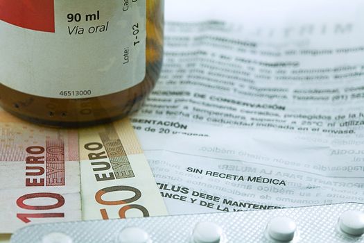Concept of medicine, copayment for medicines, Spain