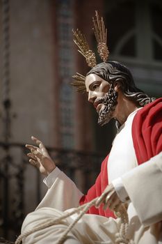  The Brotherhood of entry into Jerusalem, also called 'the borriquilla', Linares, Spain