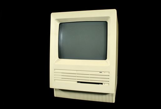 Vintage Mac SE computer from the eighties. 