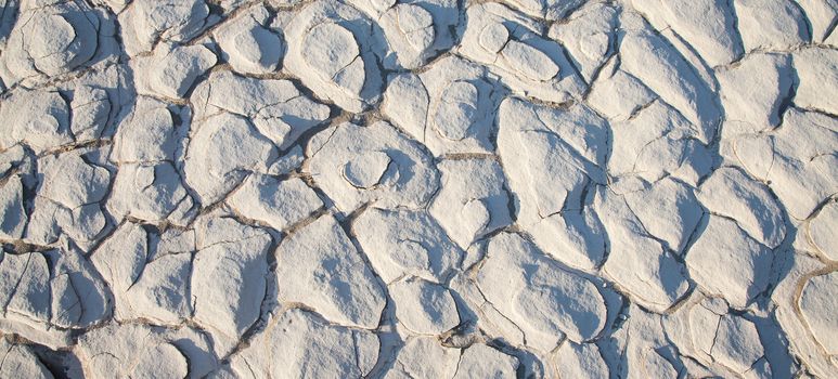 Death Valley, California. Detail of salt residue in the desert.