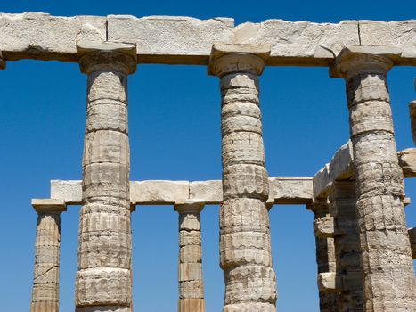 Temple of Poseidon in Sounio Greece