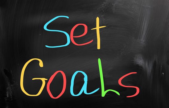 Set Goals Concept