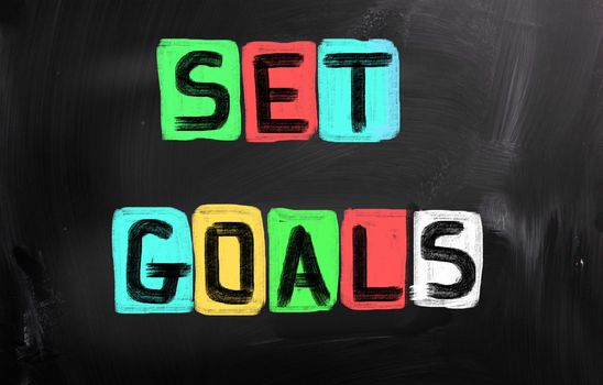 Set Goals Concept