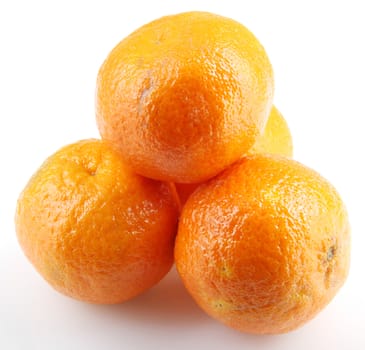 Mandarin Orange Isolated On White