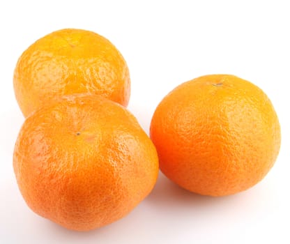 Mandarin Orange Isolated On White