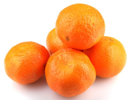 Mandarin Orange Isolated On White