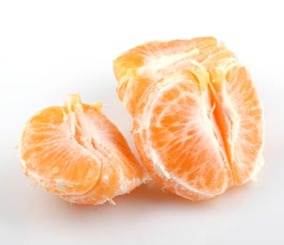 Mandarin Orange Isolated On White