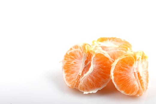 Mandarin Orange Isolated On White