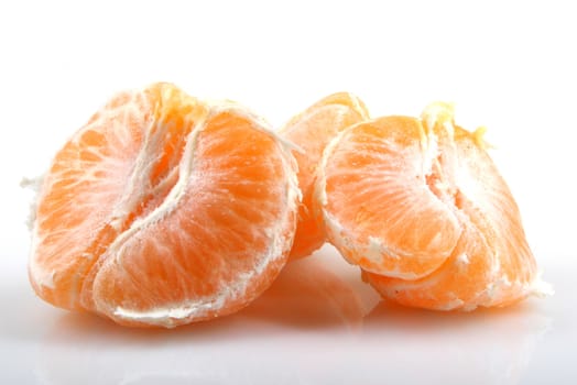Mandarin Orange Isolated On White