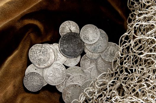 The old silver coins. There may be collectible