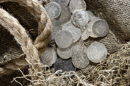 The old silver coins. There may be collectible