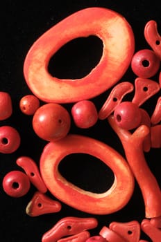 Red Coral Stones Ready to Make Handmade Jewelry