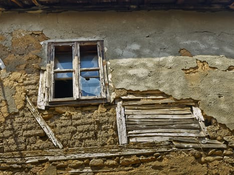 Part of an old abandoned house          