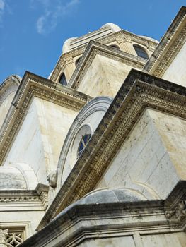 Part of the Cathedral of St. James in Sibenik, Croatia