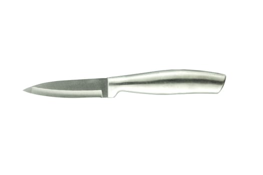 isolated knife on white background with clipping path (with clipping work path)