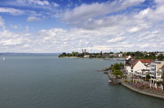Lake of Constance with view to Friedrichshafen 