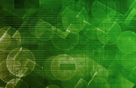 Science Background Abstract with Cells as Art