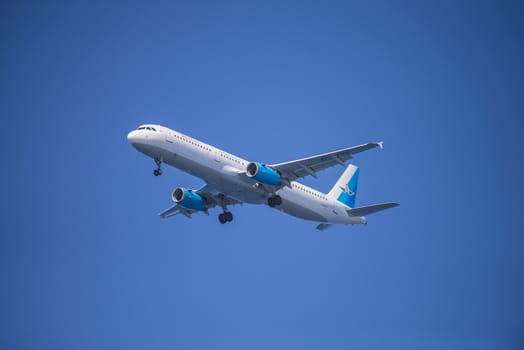 Airbus a321, Metrojet, Russia. The pictures of the planes are shot very close an airport just before landing. September 2013.