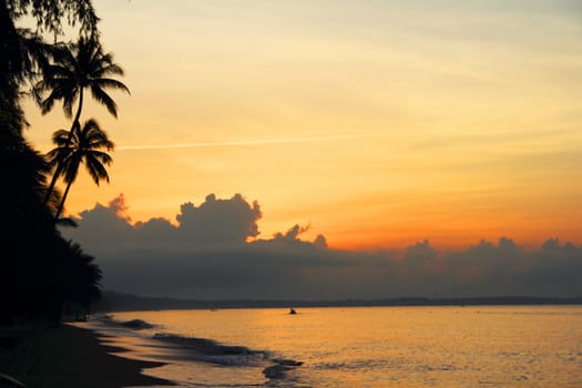 Photo of sunrise on sea, Vietnam, Mui Ne