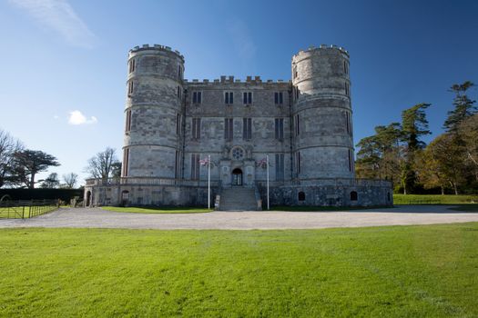 The Landmark attraction Lulworth Castle in rural Dorset England
