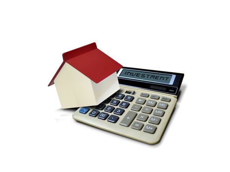 Property Investment with House and Calculator
