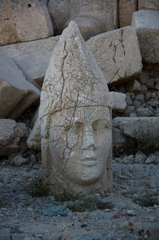 sun light on monument of god in nemrut adiyaman