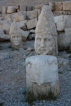 sun light on monument of god in nemrut adiyaman