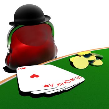 3D visualization idea: games of chance (poker)