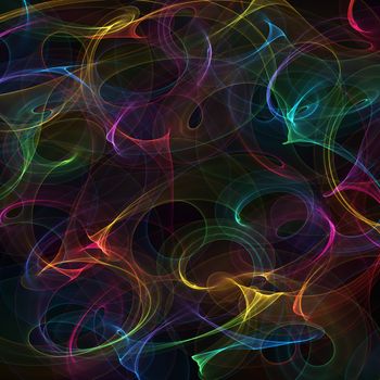 Abstract generated colorful pattern graphic art background