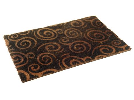 A door mat isolated on a white background